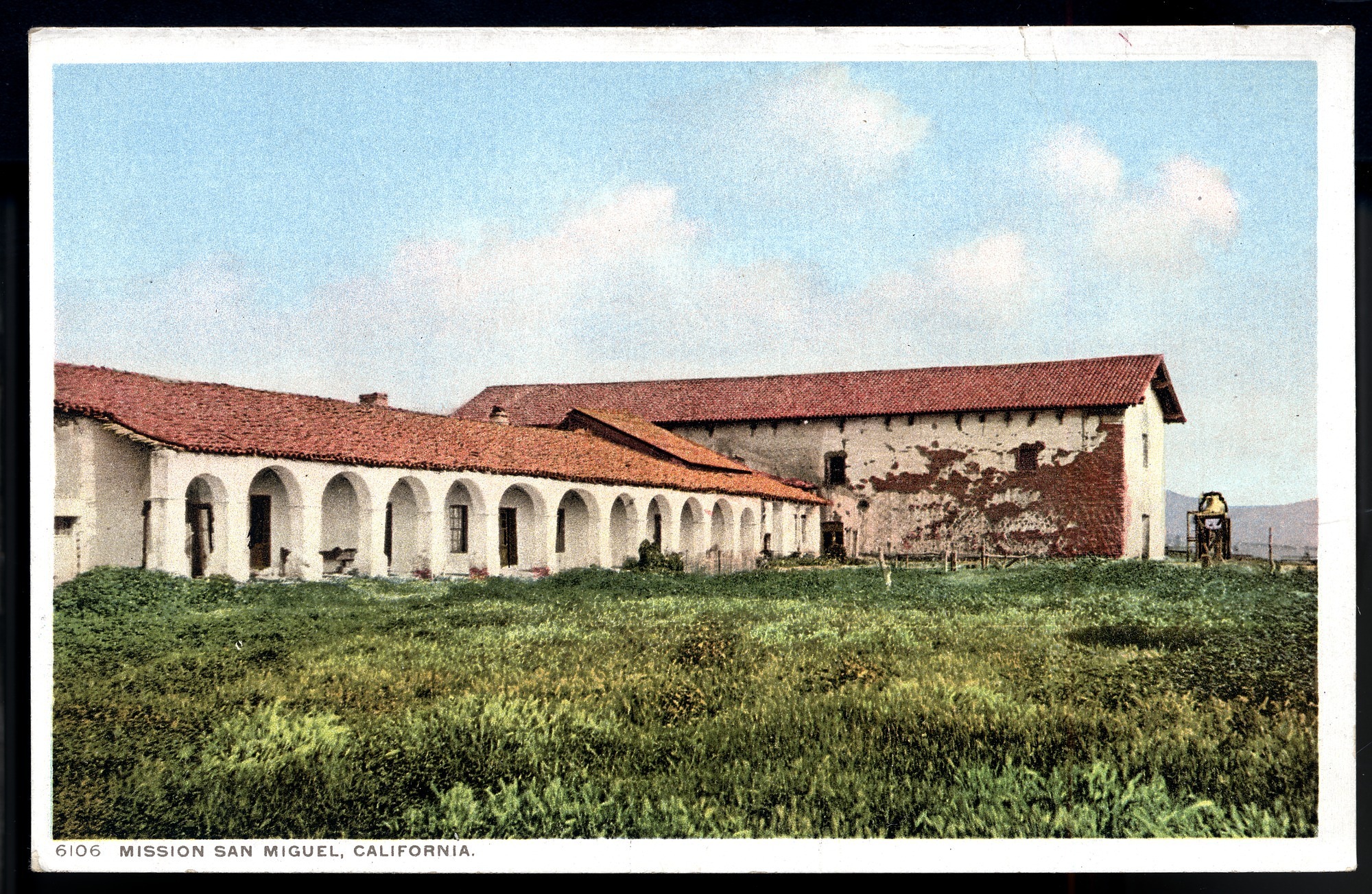 Postcard 49 – Mission San Miguel, California. Detroit Publishing Company. ca 1910. NMAH 1986.0639.2041.