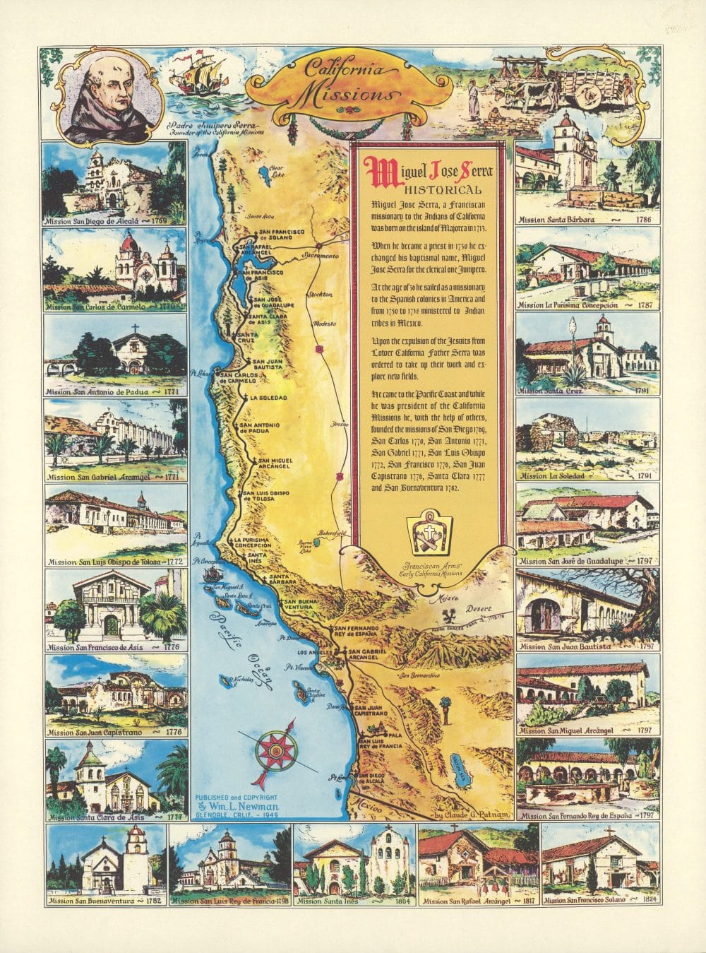 California Missions by Claude G. Putnam