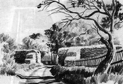 The countryside surrounding the old Mission San Buenaventura