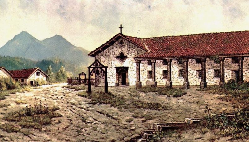 Mission San Rafael Arcángel by Edwin Deakin - 1899