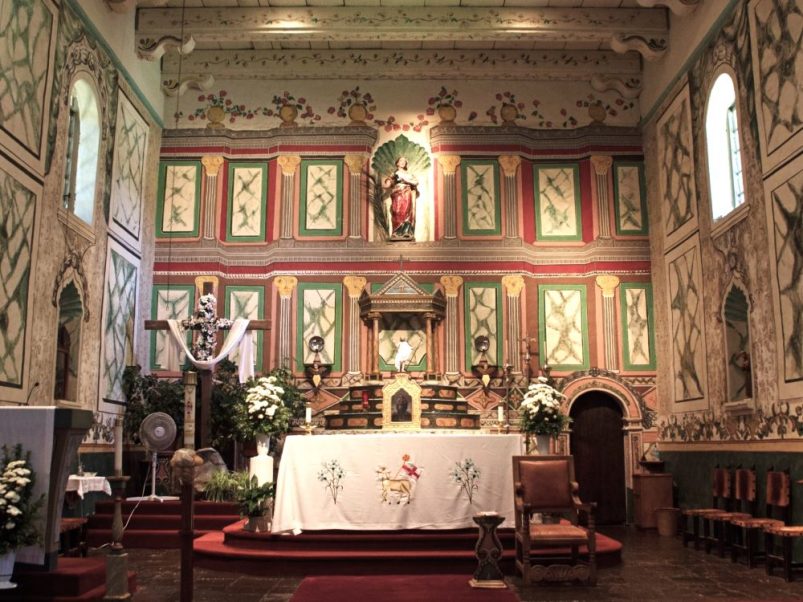 The Altar of Mission Santa Inés